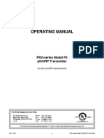 GLI Pro-P3 PH-OrP Transmitter Controller Operating Manual