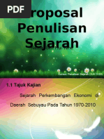 Proposal Penulisan Sejarah