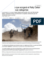 Bolivia Anuncia Que Acogerá El Rally Dakar 2016 en Todas Sus Categorías _ Deportes _ LA TERCERA