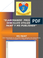 Elaborando Productos Sencillos Utilizando Paint y Ms