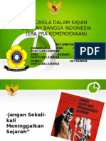 Pancasila Era Pra-Kemerdekaan