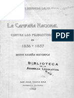 Campaña Nacional Contra Filibusteros 1856 y 1857