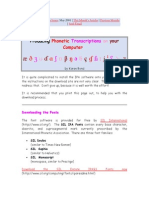 Phonetic Symbols