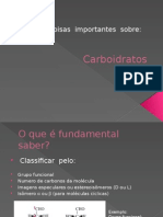 Carboidratos Coisas Importantes Sobre