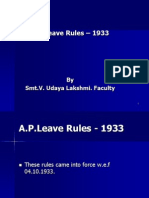 AP Leave Rules 2005