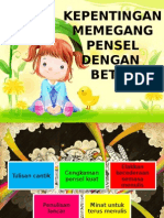 Kepentingan Memegang Pensel Dengan