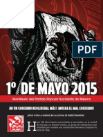 Manifiesto del Primero de Mayo 2015