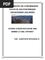 Cours de Planification Minière | PDF | Exploitation minière | Planification