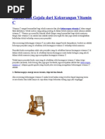 Kekurangan Vitamin C