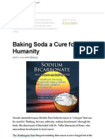 Baking Soda a Cure for Humanity
