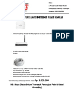 Estimasi Pemasangan Ineternet Client PDF