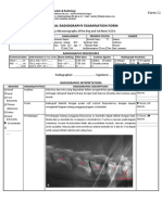 General Radiography Examination Form Tulangpunggung 522 B