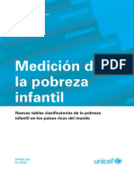 Medición de la Pobreza Infantil