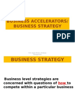 Business Accelerators/ Business Strategy: Prof. Gagan Bhatia Strategic Management