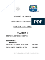 Reporte de Practica Oscilador de Puente Wien 