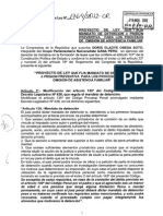 MANDATO DE LEY QUE FIJA DETENCION Ó PRISION PREVENTIVA PARA LOS PROCESOS DE OMISION DE ASISTENCIA FAMILIAR.pdf