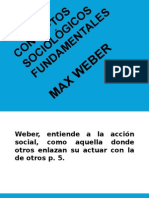 Conceptos Sociológicos Fundamentales de Max Weber