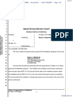 Feldman v. Google, Inc. - Document No. 21