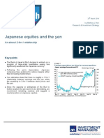 Axa Im - Japanese Equities and the Yen - 20 March 2014