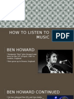 How To Listen To Music PPT 2