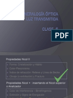 Propiedades ópticas de minerales