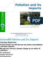 Lecture 5 Pollution and Its Impacts