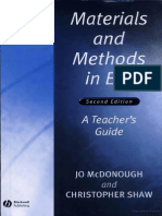 Materials and Methods in ELT a Teacher s Guide