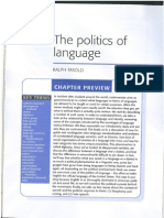 Chapter 11 - The Politics of Language (1)