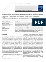 A Theoretical Study of The Structure-Radical Scavenging Activity of Hydroxychalcones