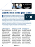 Rice Today Vol. 14, No. 2 A Schoolboy at Heart: Celebrated Indian Scientist Speaks His Mind