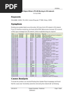 RAU Reject When LTE UE Moving To 3G Network