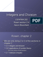 11 Integers and Division