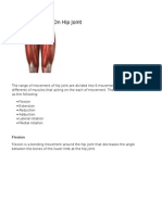 Muscle Acting On Hip Joint