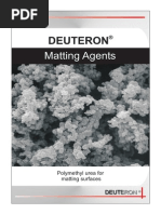 Brochure Matting Agents E