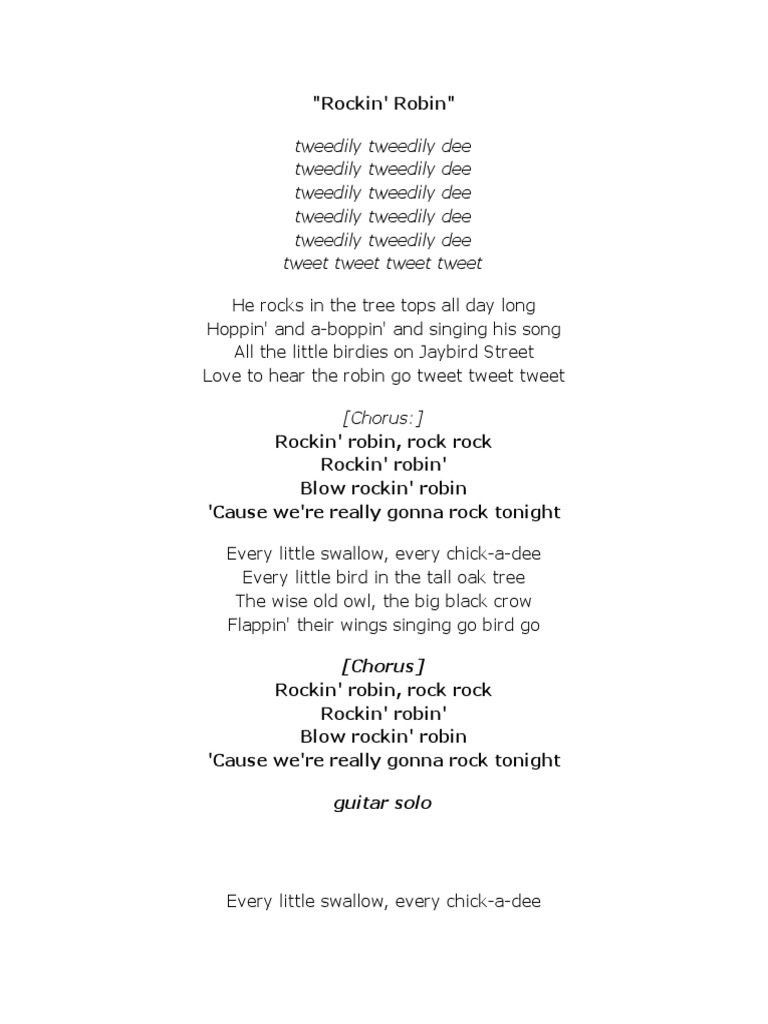 Rockinrobin | PDF