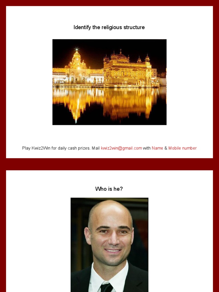 Daily Quiz Game for Cash Prizes | PDF