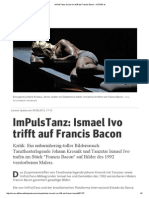 ImPulsTanz - Ismael Ivo Trifft Auf Francis Bacon