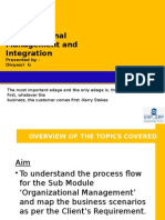 Organizational Management and Integration: Presented by - Divyasri G