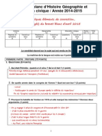 DNB Blanc 2014-2015 Le Corrigé PDF
