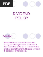 Download Dividend Policy by Aditya SN26183467 doc pdf