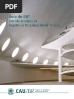 Guia Do RRT CAU  1 Edicao
