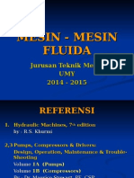 Kuliah Mesin-Mesin Fluida (2014-2015)