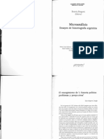 Halperín-Donghi El Resurgimiento de La Historia Política Problemas y Perspectivas