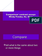 Comparison/ Contrast Essays Windy Freska, Ns. Skep