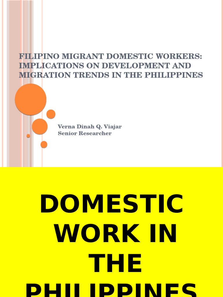 Filipino Migrant Domestic Workers | Download Free PDF | Domestic Worker ...