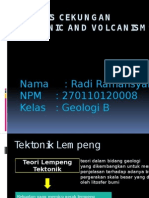 Analisis Cekungan " Plate Tectonic and Volcanisme "