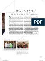 Scholarship: Efl Fundraises For Guatemala