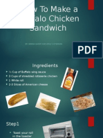 How To Make A Buffalo Chicken Sandwich