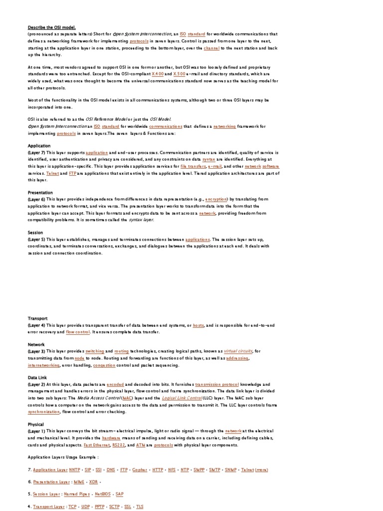 Network Engineer Interview Questions Answers PDF | PDF | Technology ...