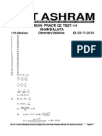 CPT-14 JEE Mains Medical Chemistry Held On 2-Nov-14